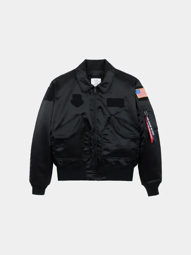 Alpha Industries CWU 45/P bomber heritage noir nylon