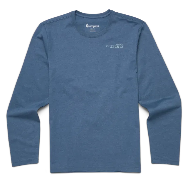 Cotopaxi Coordinates T-shirt manches longues homme Deep Sea
