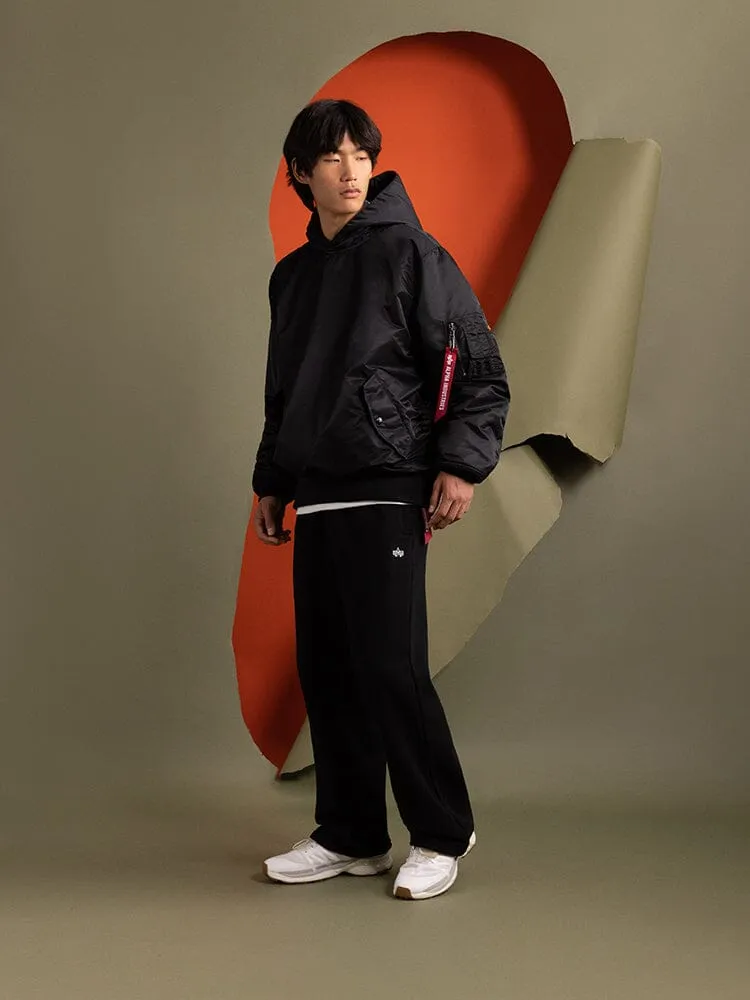 Alpha Industries MA-1 Pull-Over sweat capuche noir déperlant