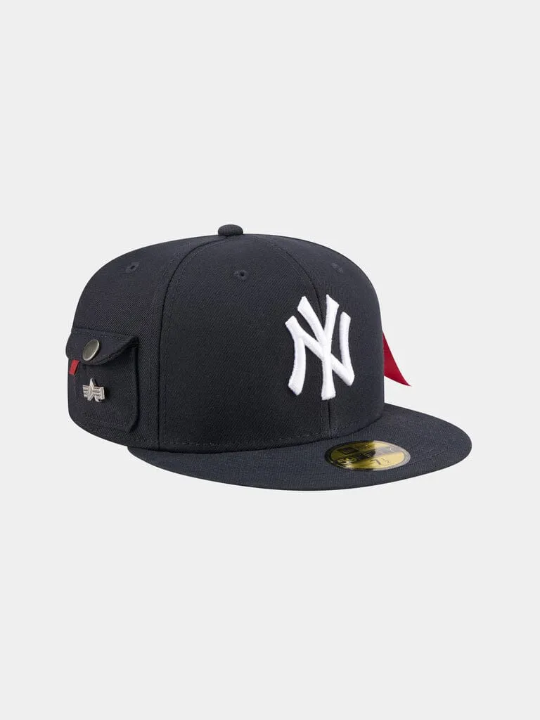 Alpha Industries 59Fifty casquette fitted bleu marine Yankees