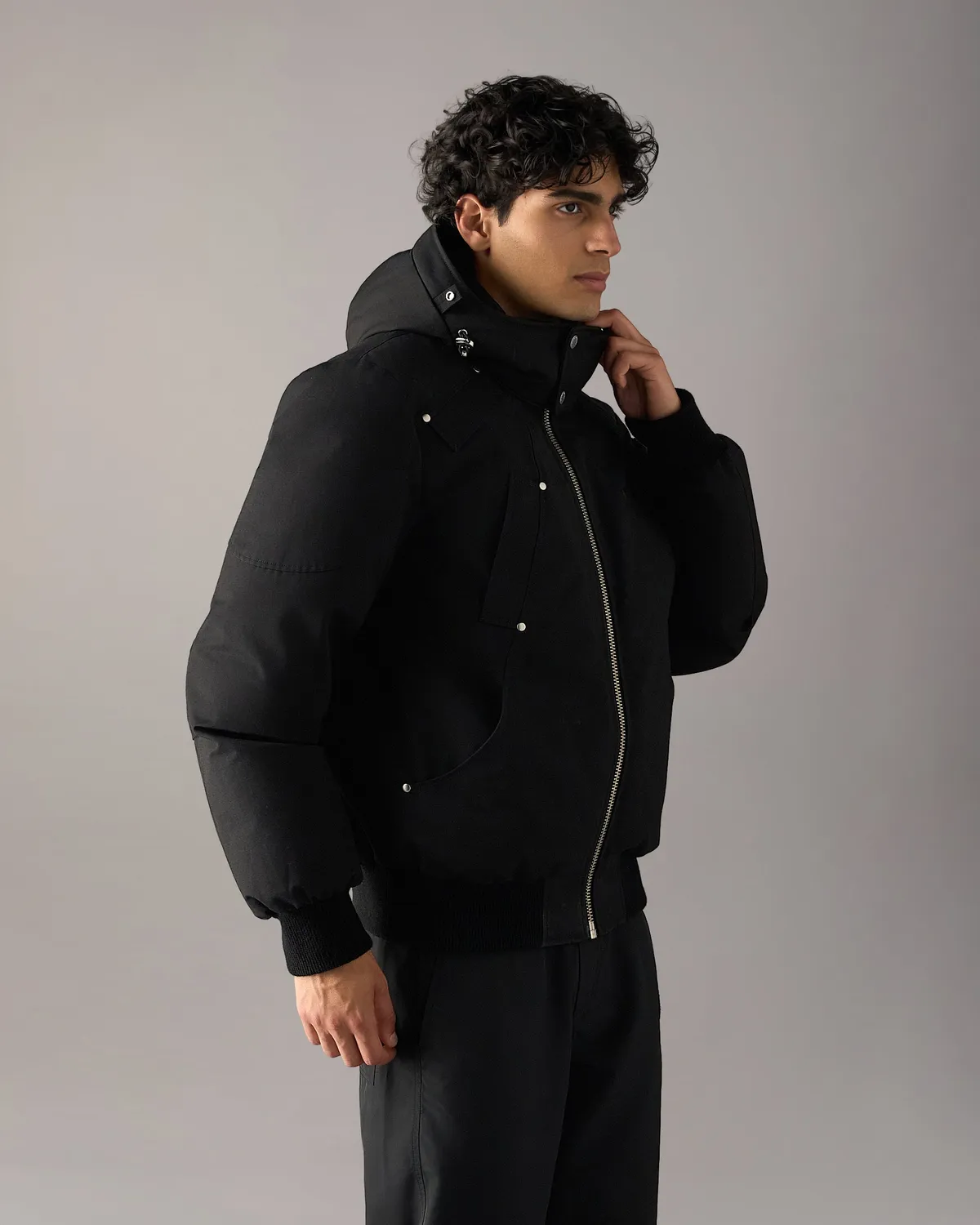 Moose Knuckles Original Ballistic bomber noir chaud