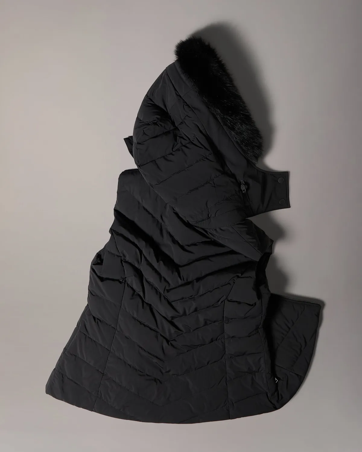 Moose Knuckles Elora gilet doudoune noir matelassé