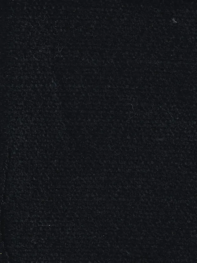 Hollington scandinave tissu chenille laine coton noir