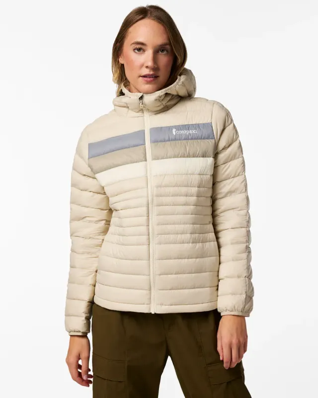 Cotopaxi Fuego doudoune femme Cream Stripes duvet 800