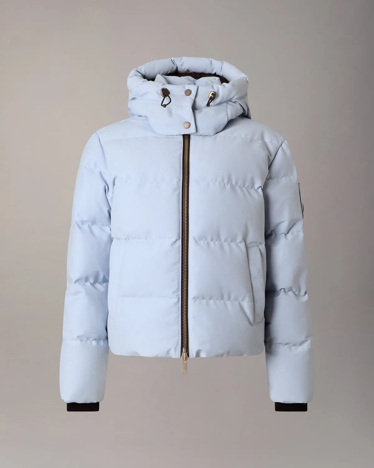 Moose Knuckles Banff Down doudoune bleu ice longue