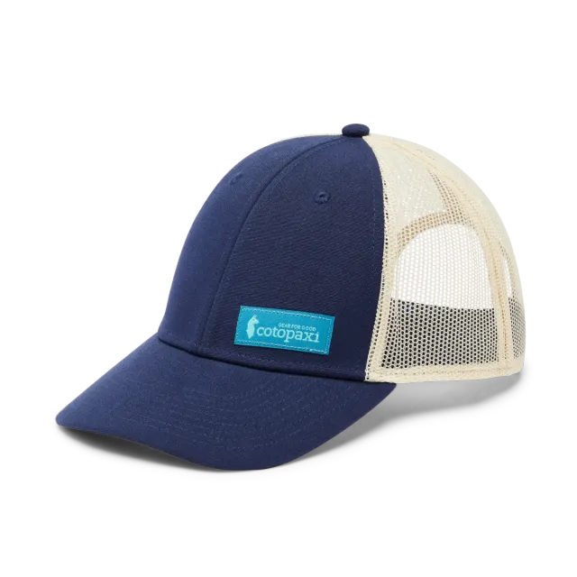 Cotopaxi Trucker casquette blue spruce respirante