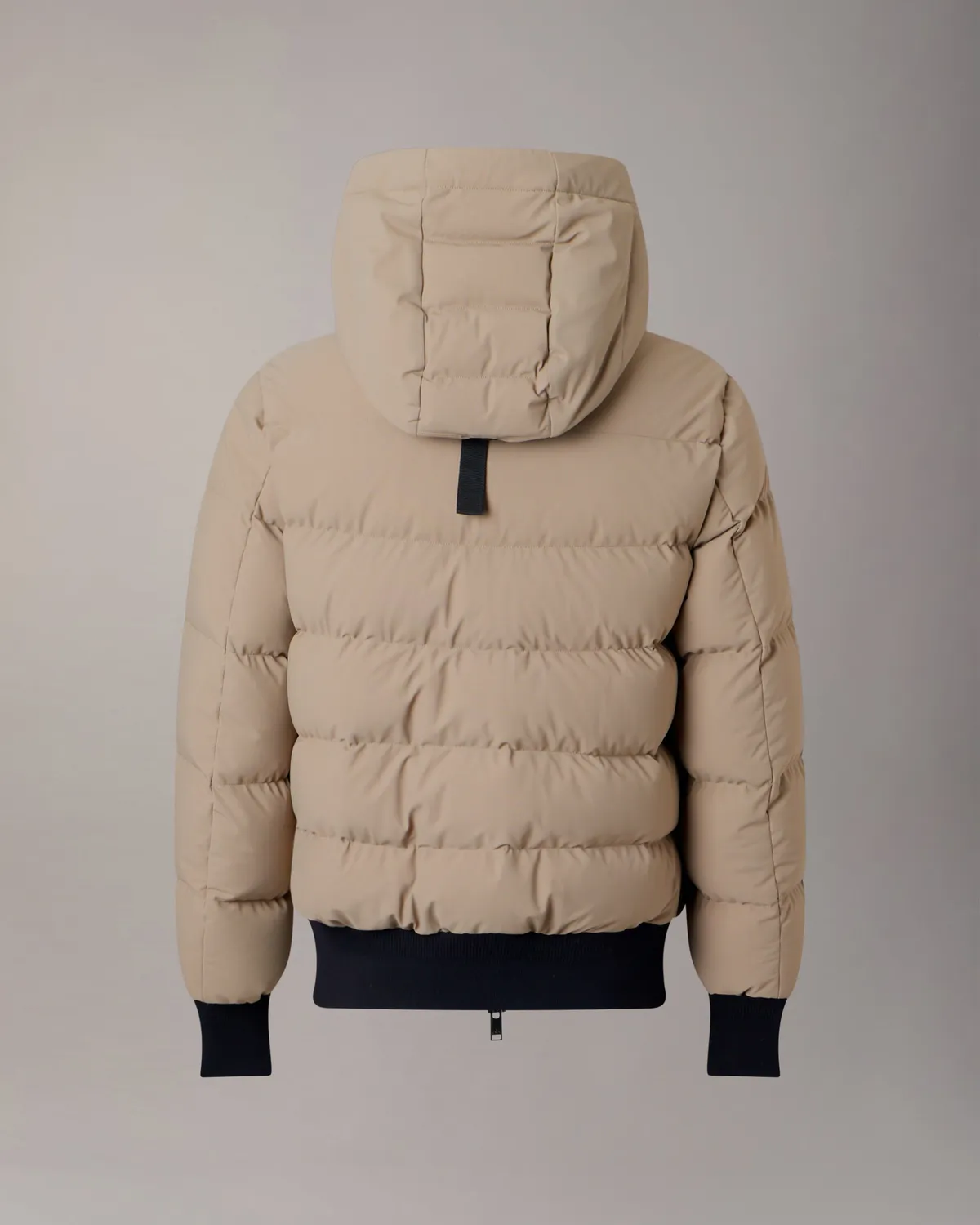 Moose Knuckles Soho bomber duvet ashen zippé