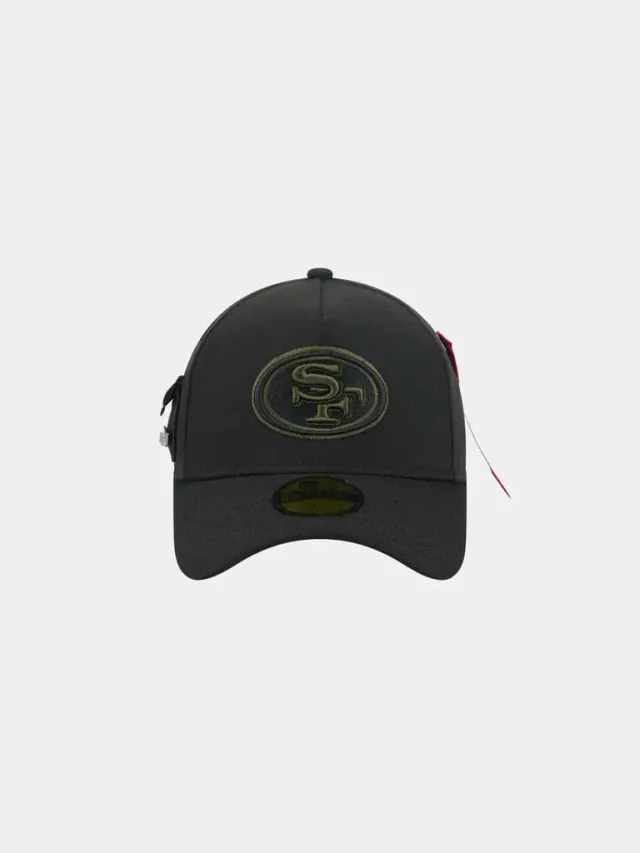 Alpha Industries 49ers New Era 59Forty Casquette Noire