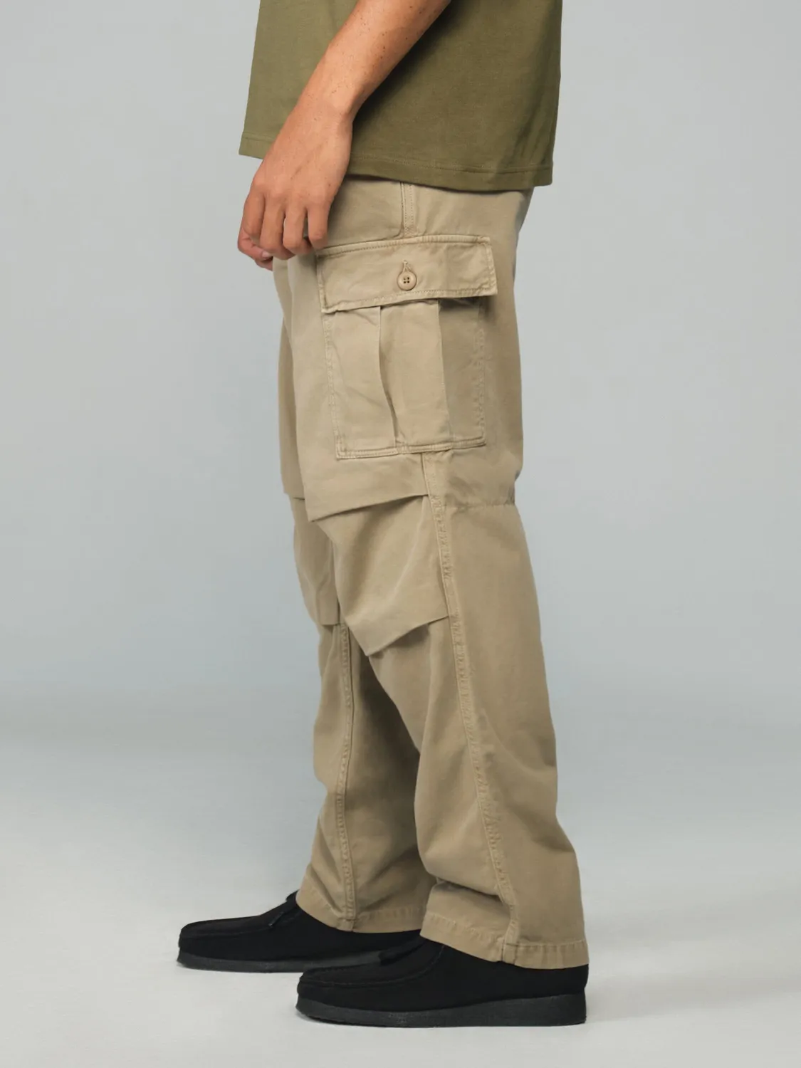 Alpha Industries BDU pantalon cargo coton kaki décontracté