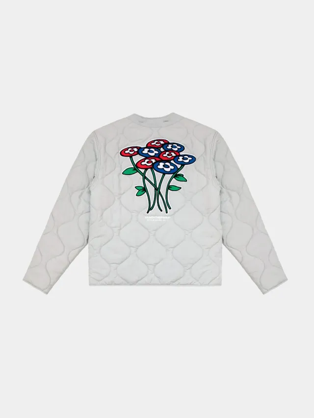 Alpha Industries Vandy The Pink veste liner gris clair