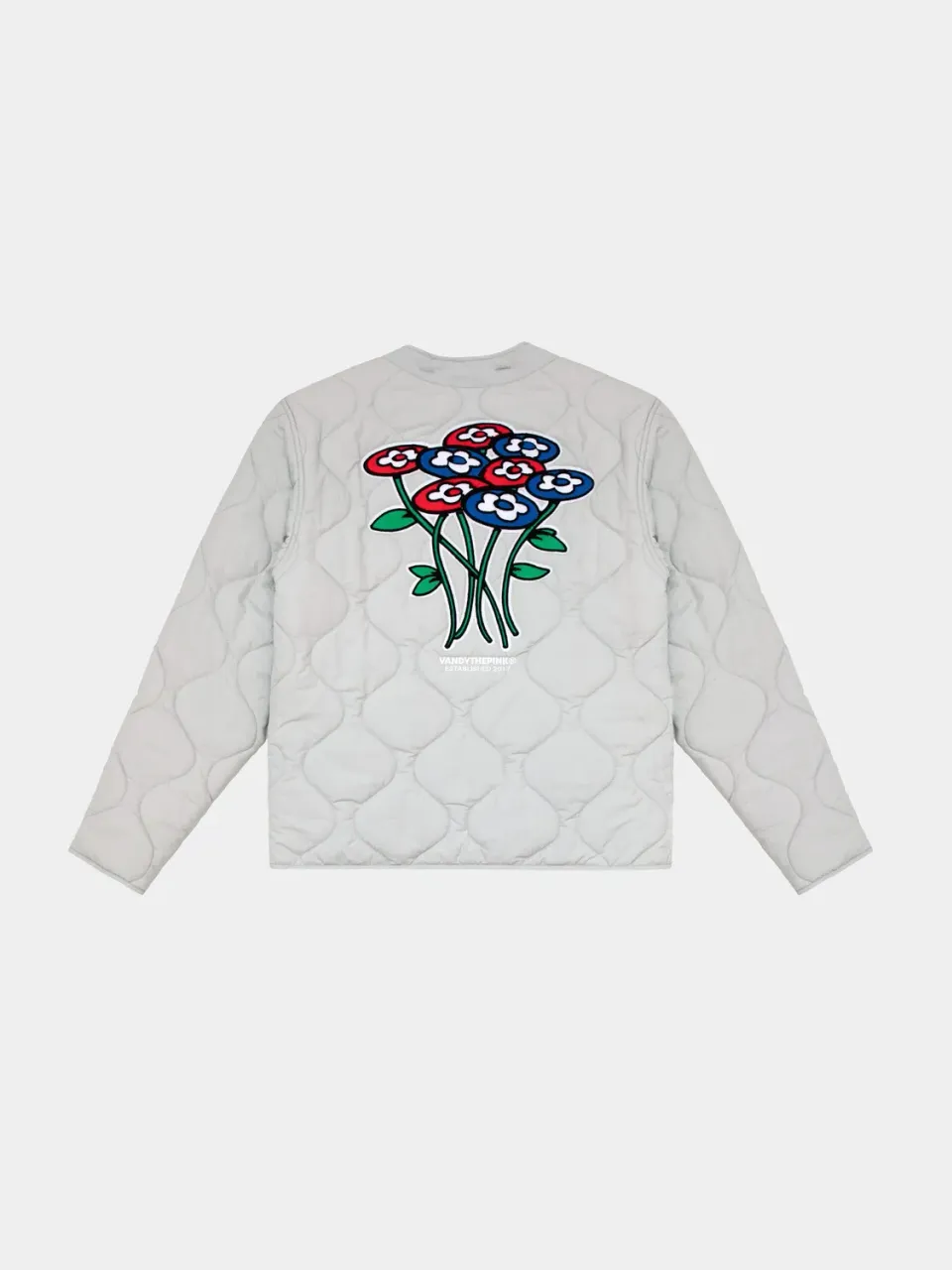 Alpha Industries Vandy The Pink veste liner gris clair