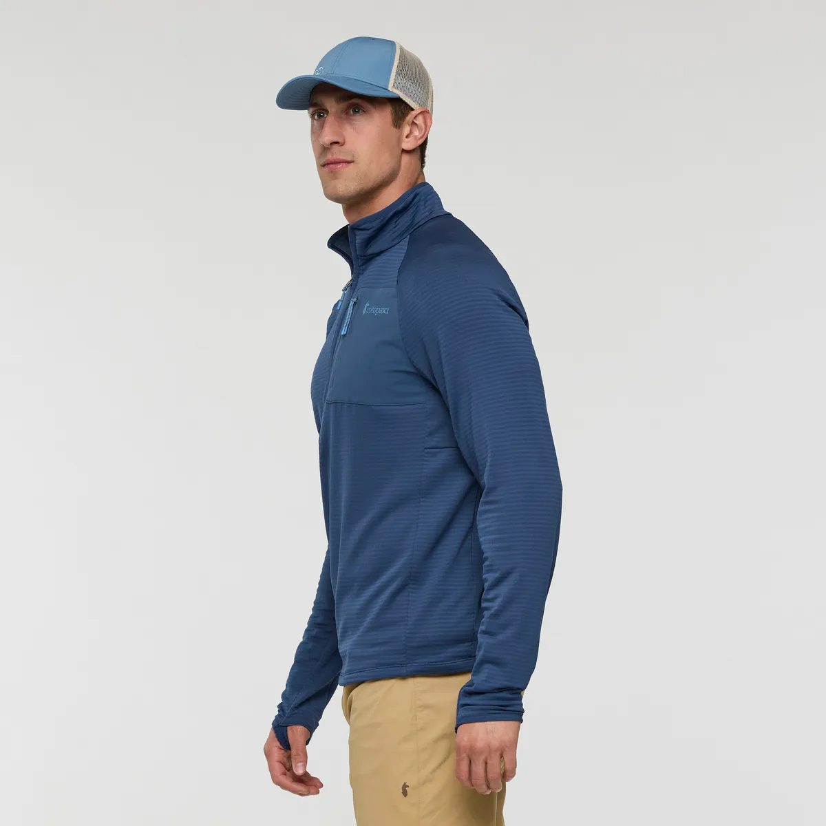 Cotopaxi Otero polaire homme Deep Sea demi-zip