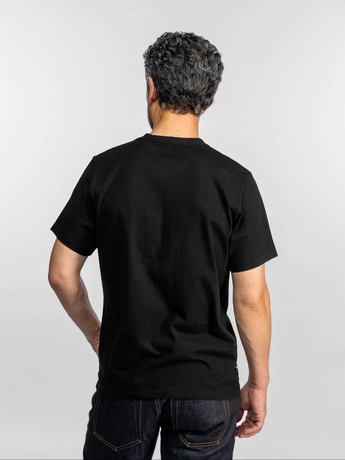 Daytona Gowrie t-shirt vintage homme Black 260g stone wash