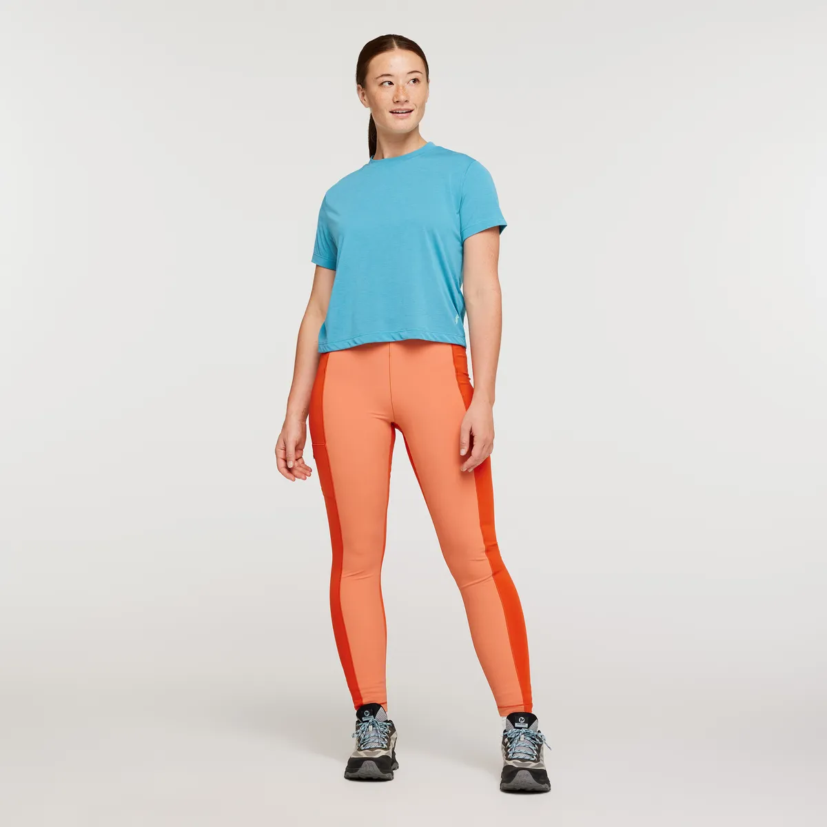 Cotopaxi Paseo Travel Crop t-shirt femme Foxglove doux