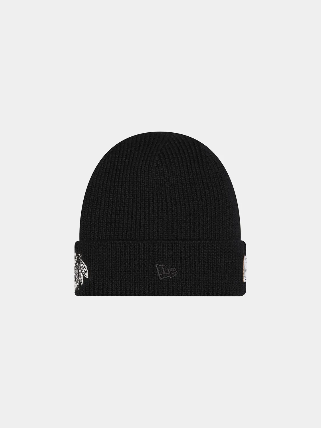 Alpha Industries Blackhawks bonnet laine mérinos noir