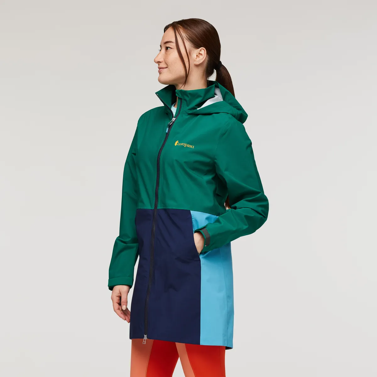 Cotopaxi Cielo Rain Trench trench femme Greenery déperlant