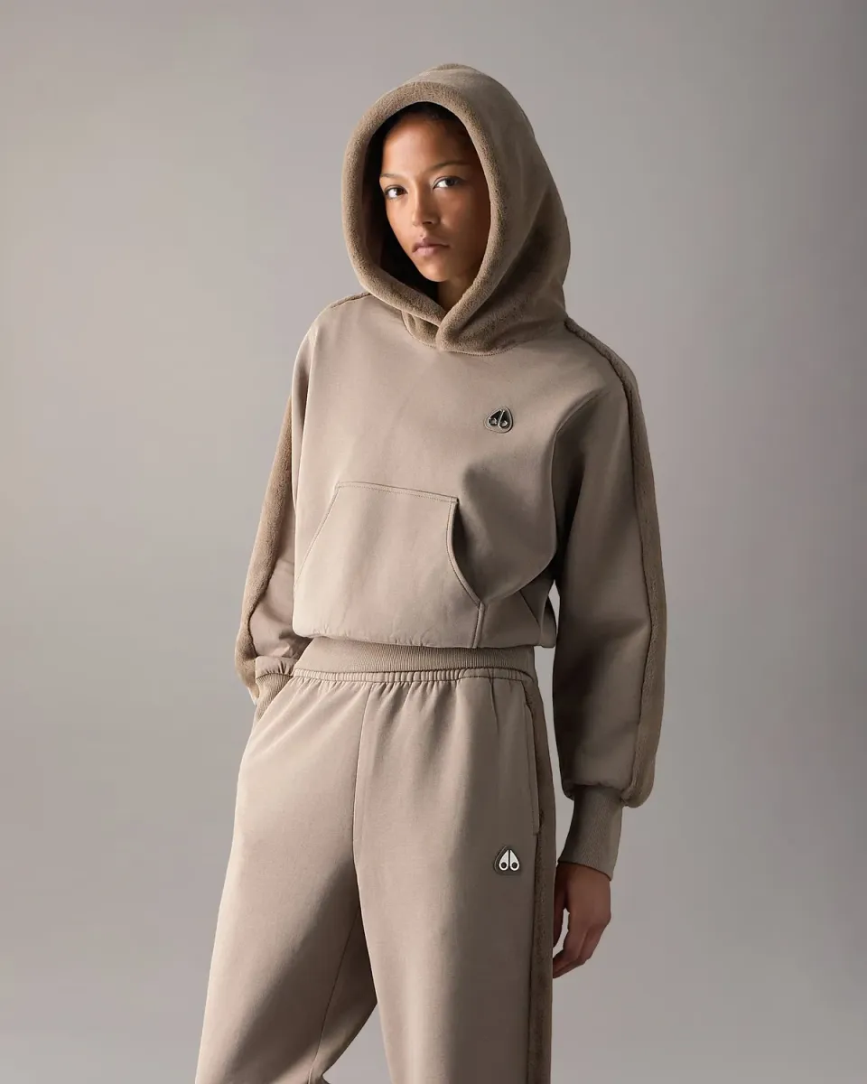 Moose Knuckles Bunny Mixed Media Hoodie sweat capuche