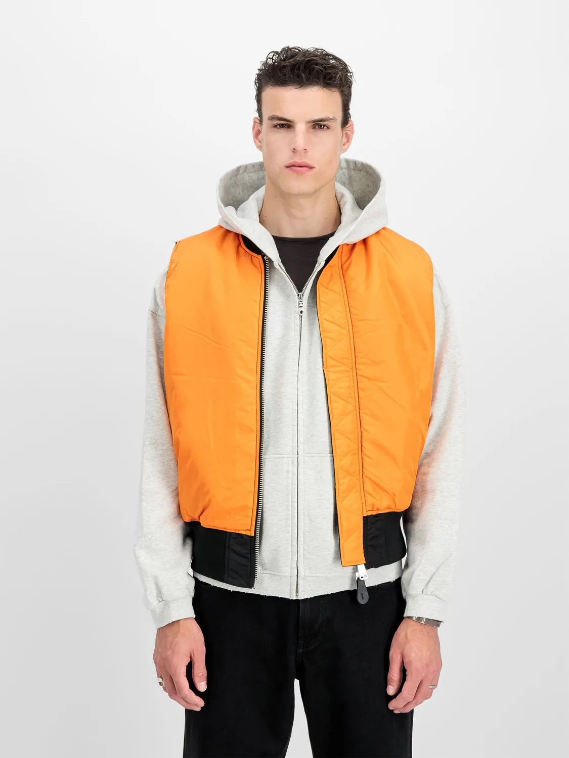 Alpha Industries MA-1 Heritage gilet noir réversible