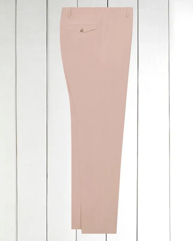 Hollington pantalon Jules large Tencel lin écru fluide