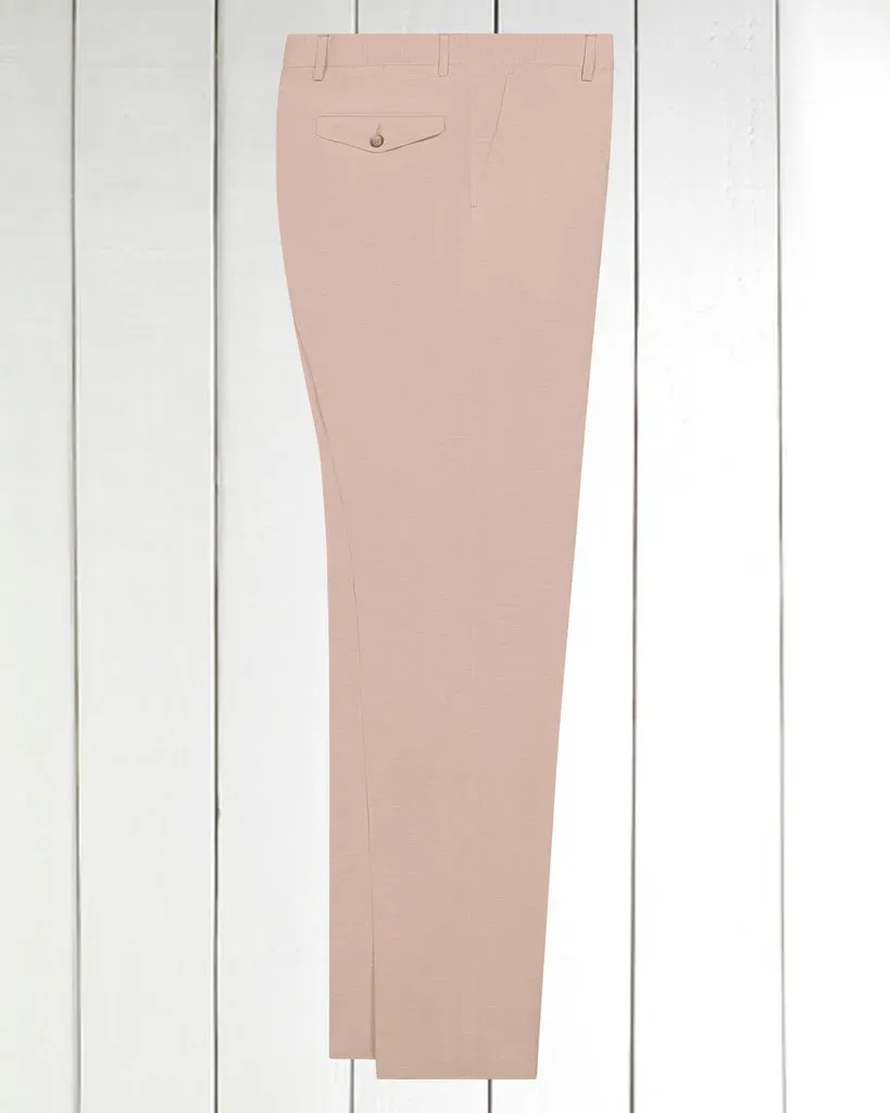 Hollington pantalon Jules large Tencel lin écru fluide