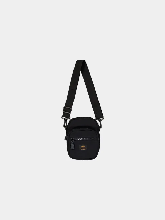 Alpha Industries Small Label sac bandoulière noir 1L