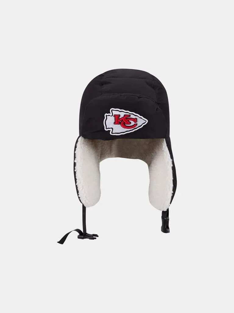 Alpha Industries Chiefs Trapper chapka noire polyester chaud
