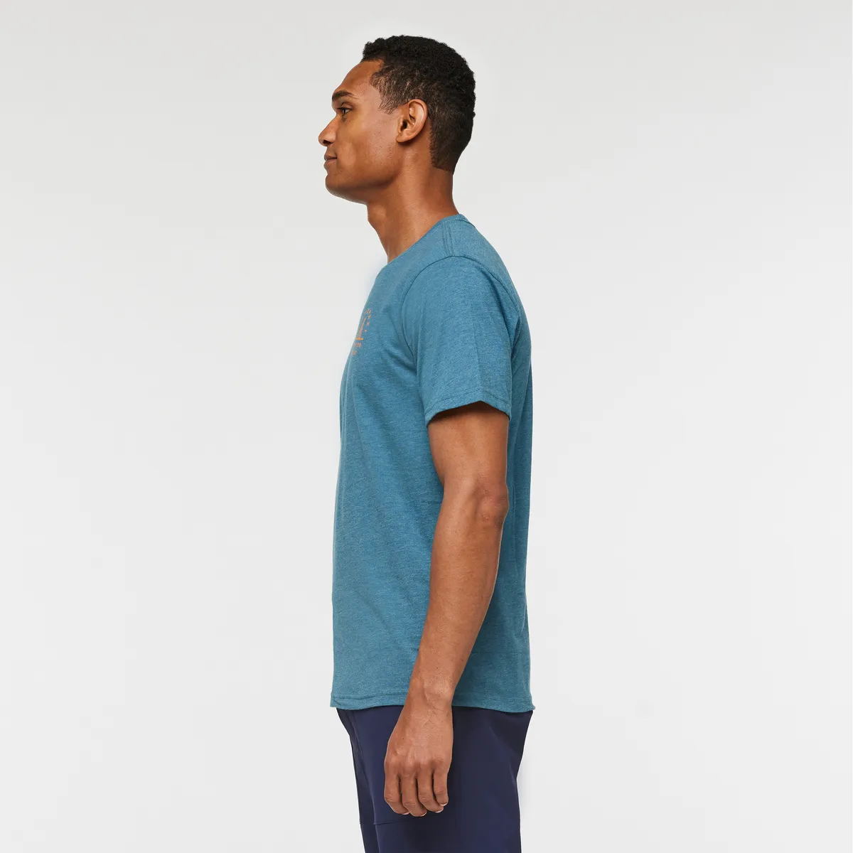 Cotopaxi Llama Map t-shirt homme Blue Spruce doux