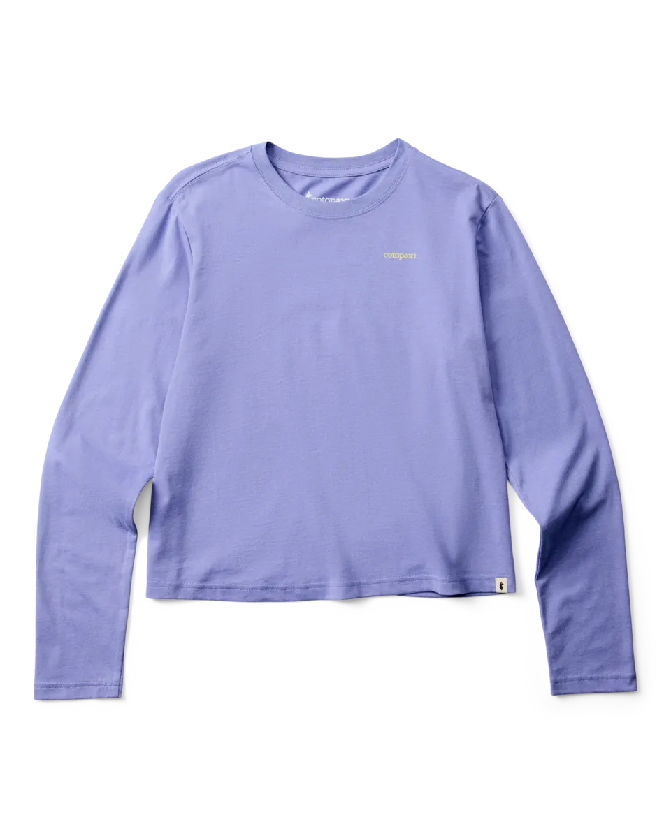 Cotopaxi Flower Patch t-shirt femme Aster manche longue