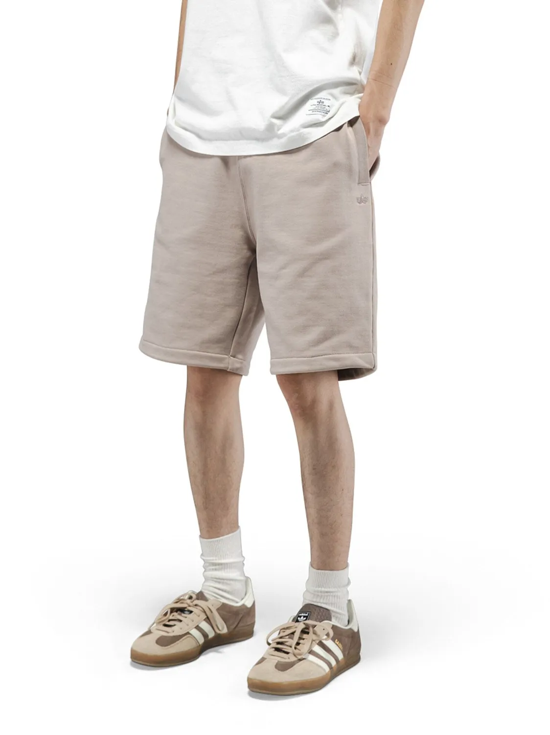Alpha Industries Essential short kaki molleton cordon