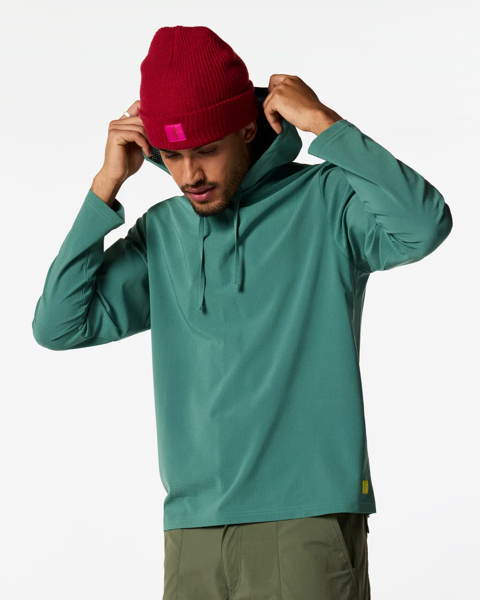 Cotopaxi Pulso Tech Hoodie sweat capuche homme Juniper respirant