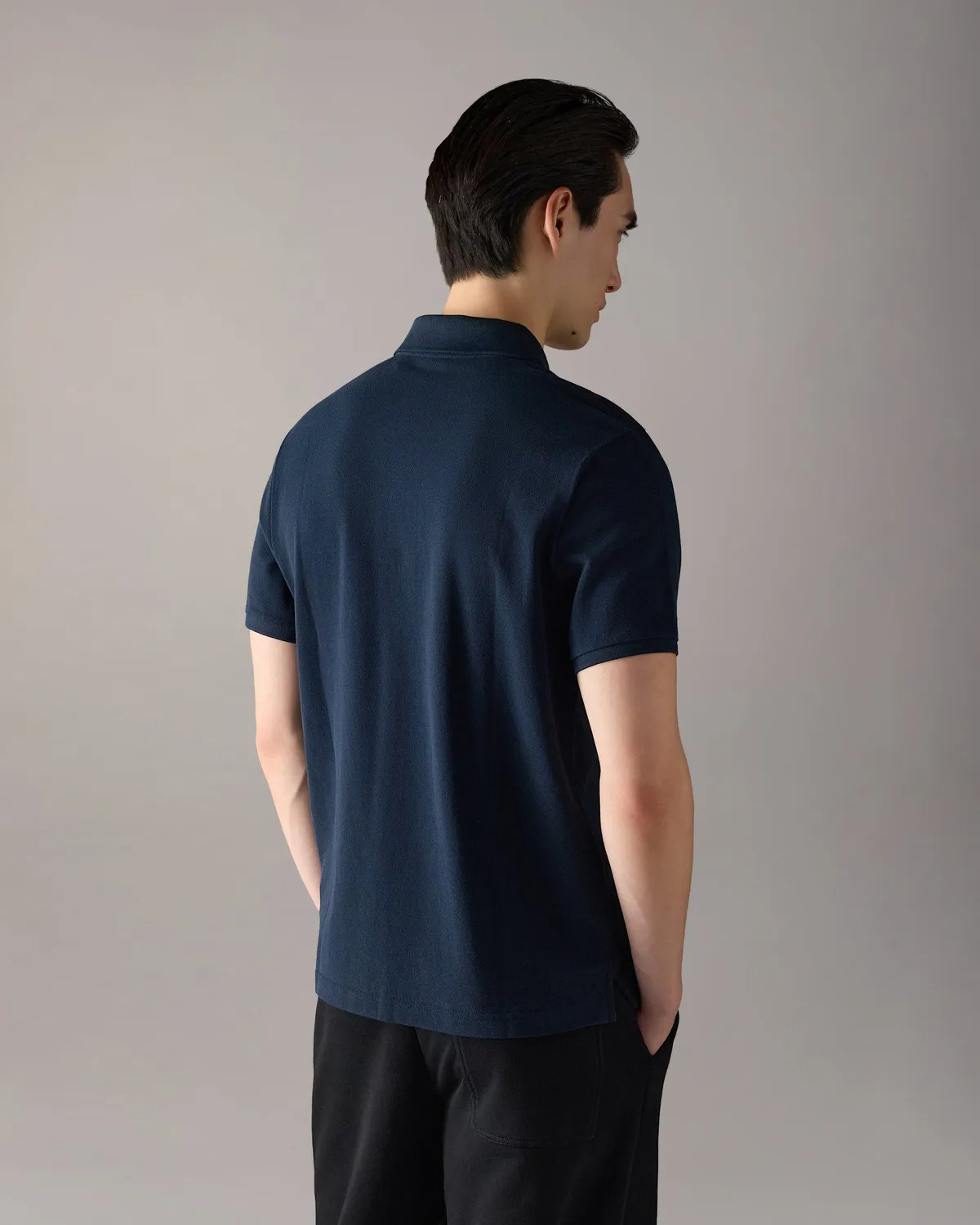 Moose Knuckles Everett polo marine coton