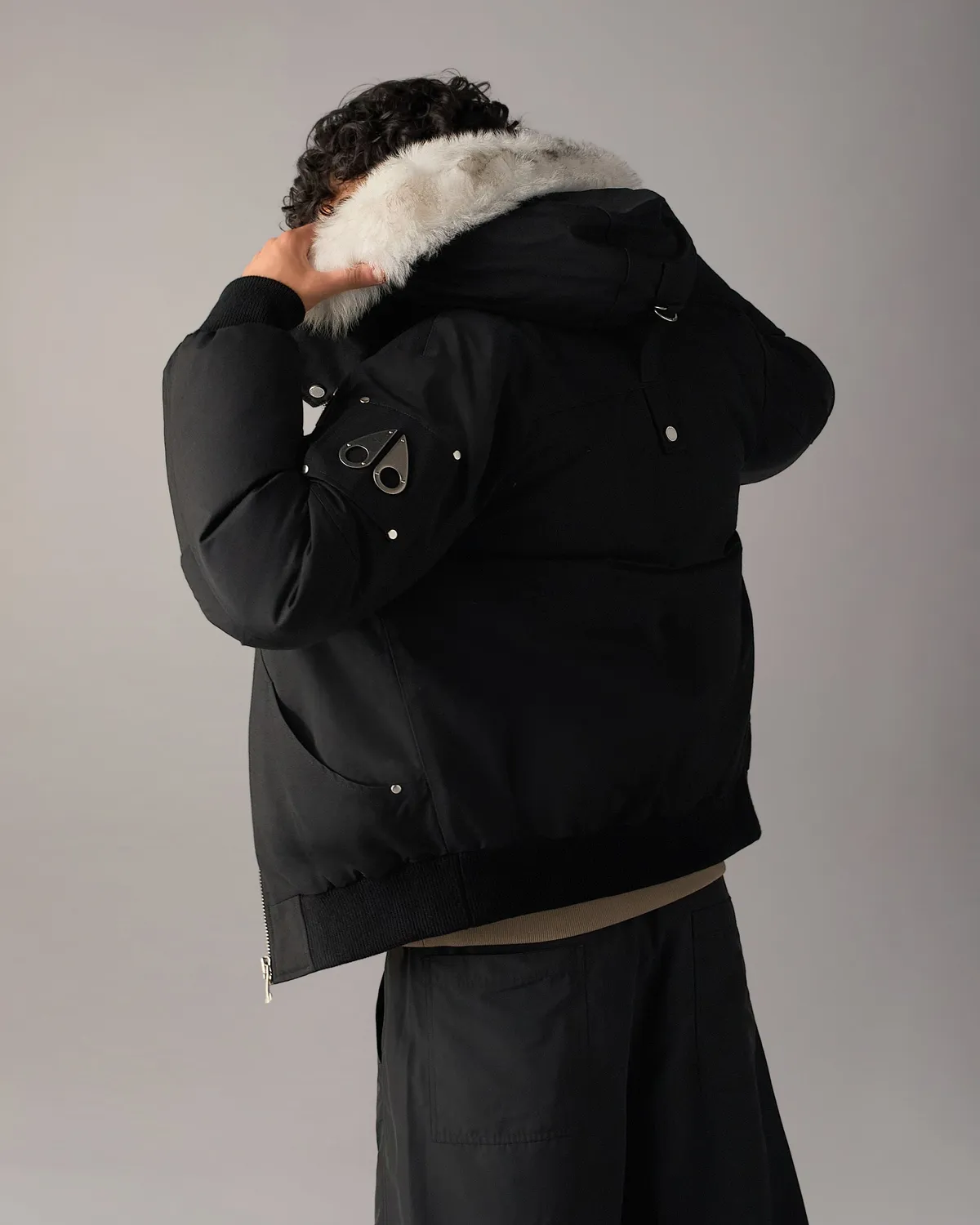 Moose Knuckles Original bomber duvet ballistic noir