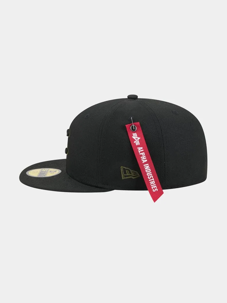 Alpha Industries Cubs 59Fifty casquette fitted noire polyester