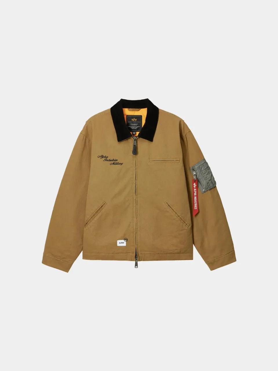 Alpha Industries UNFRM Detroit veste toile beige mi-saison