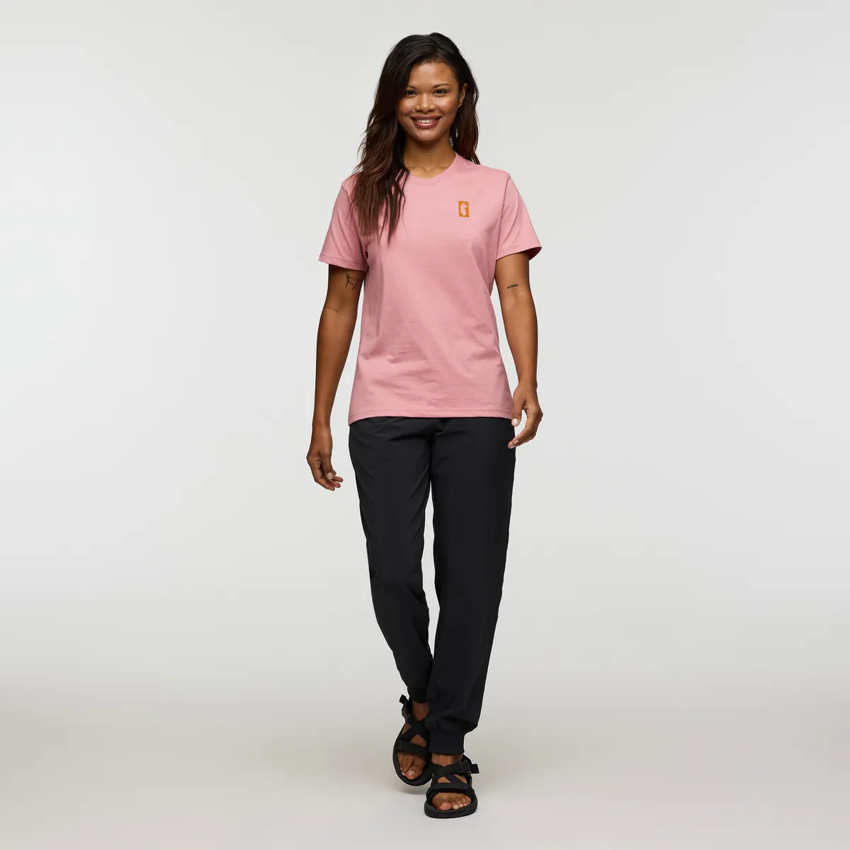 Cotopaxi Do Good Stripes t-shirt femme Sea Spray coton bio