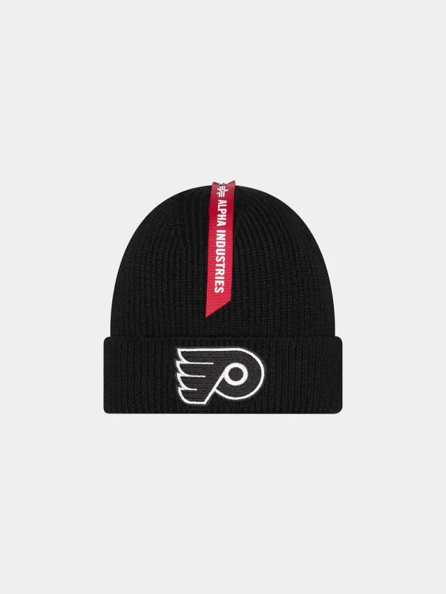 Alpha Industries Flyers bonnet laine noir