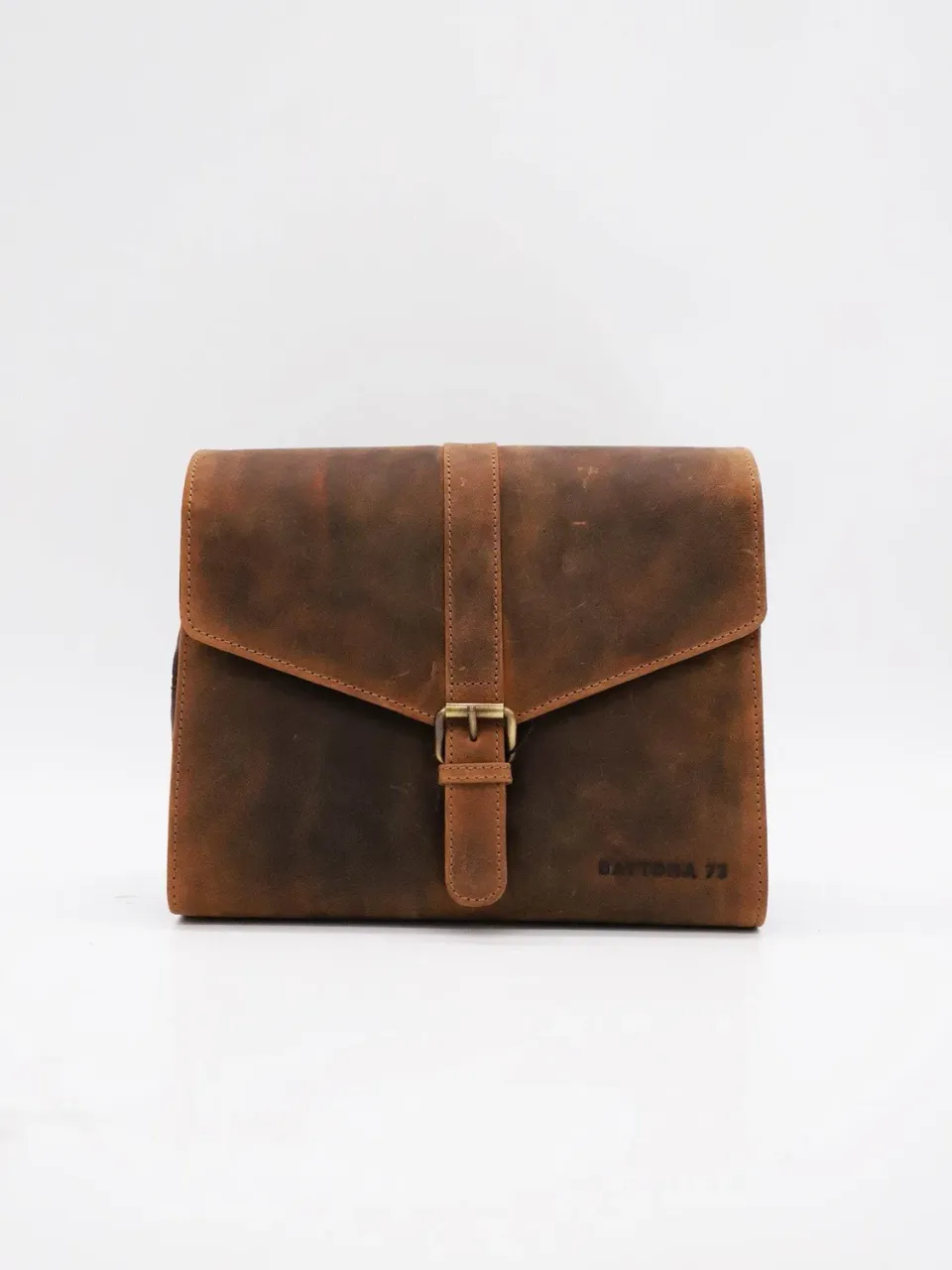 Daytona M13 trousse de toilette cuir Brun