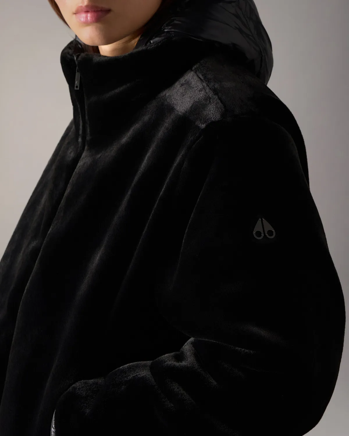 Moose Knuckles Queens doudoune réversible noire femme
