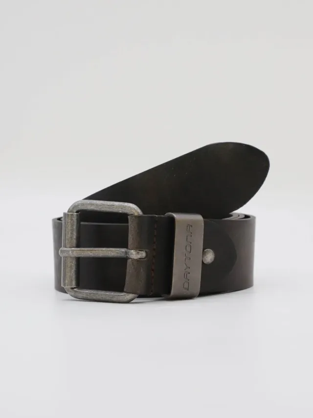 Daytona D05 ceinture cuir noir 130 cm