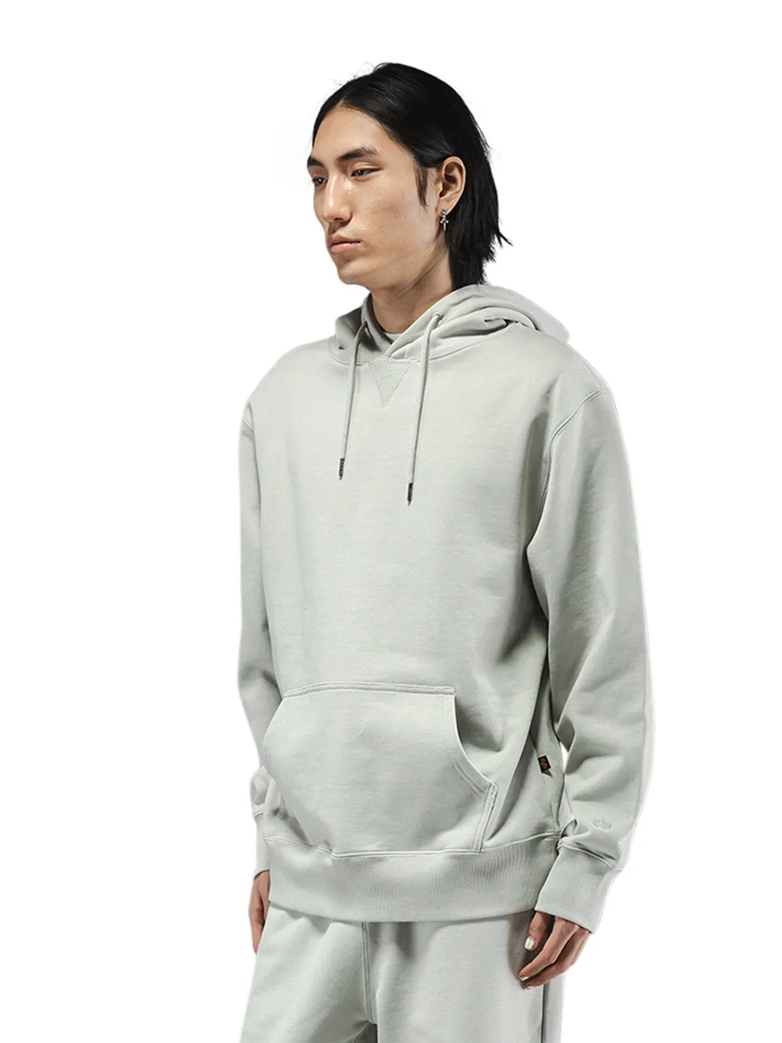 Alpha Industries Essential French Terry hoodie gris clair