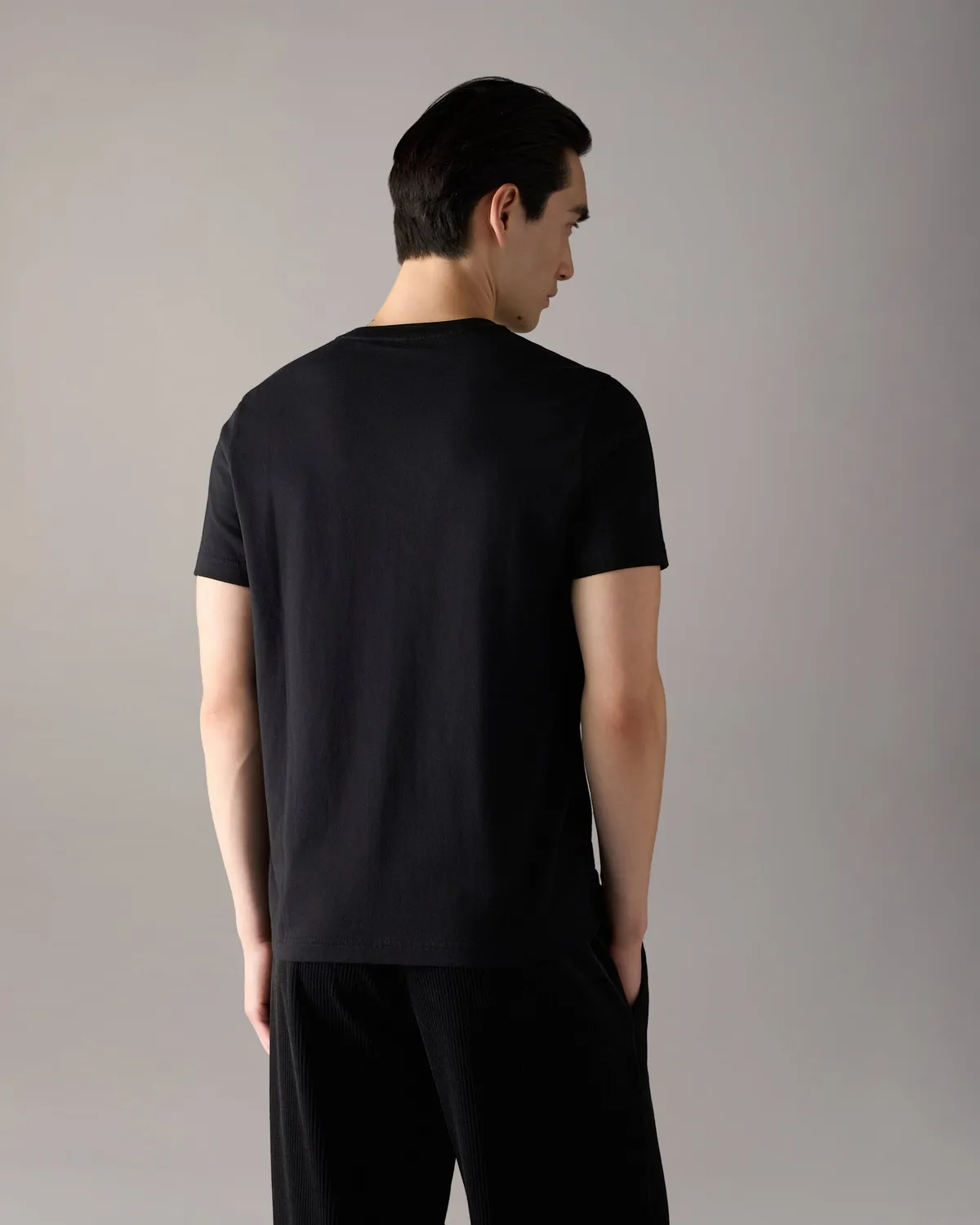 Moose Knuckles Crescent T-Shirt Homme Noir Coton Luxe