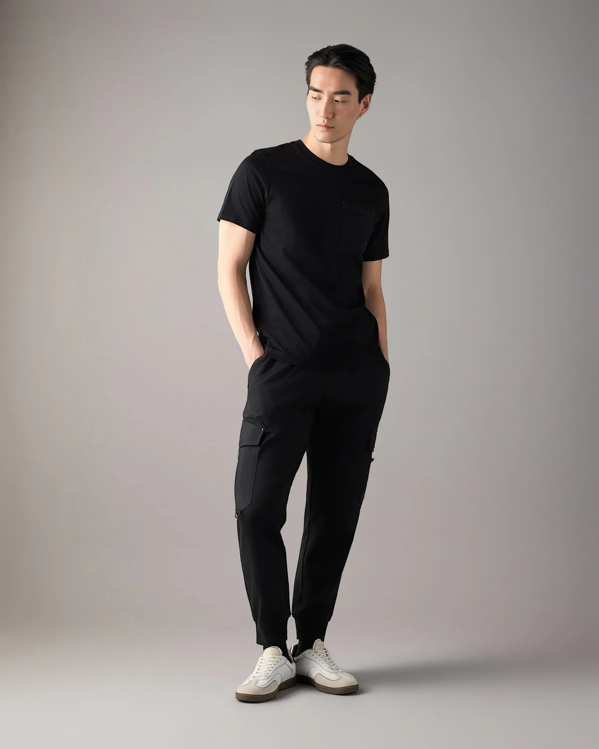 Moose Knuckles Dalon t-shirt noir coton homme