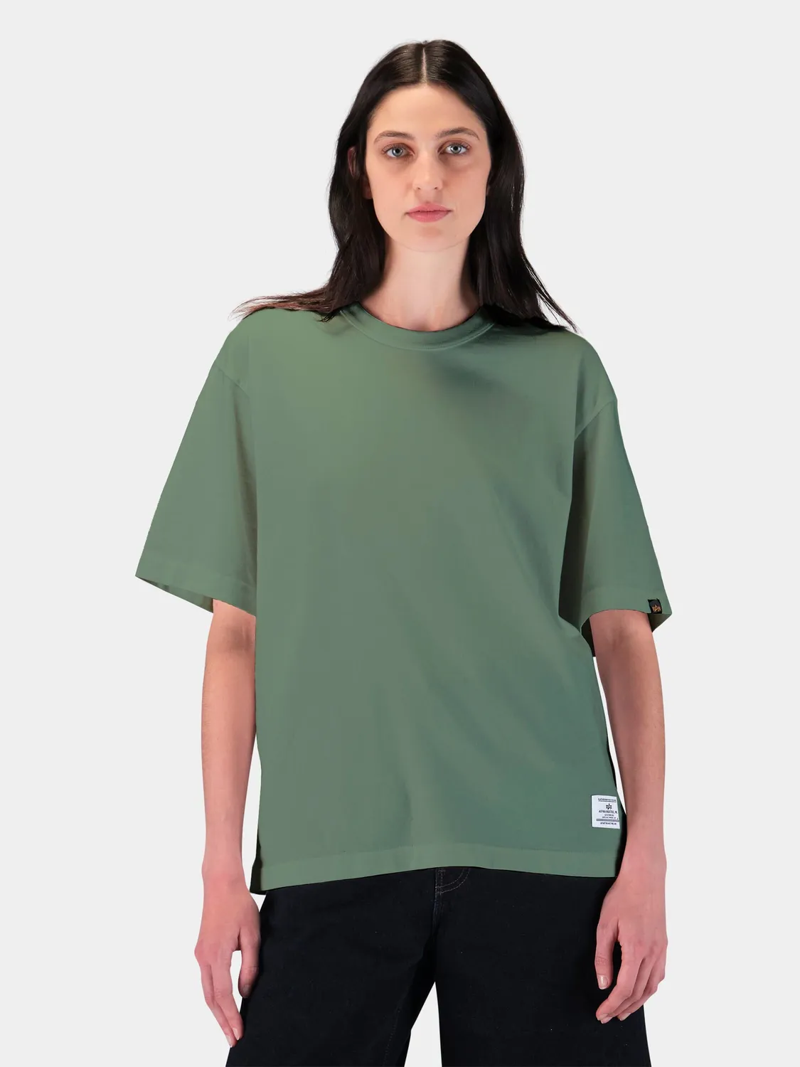 Alpha Industries Relaxed Short Sleeve t-shirt moss coton