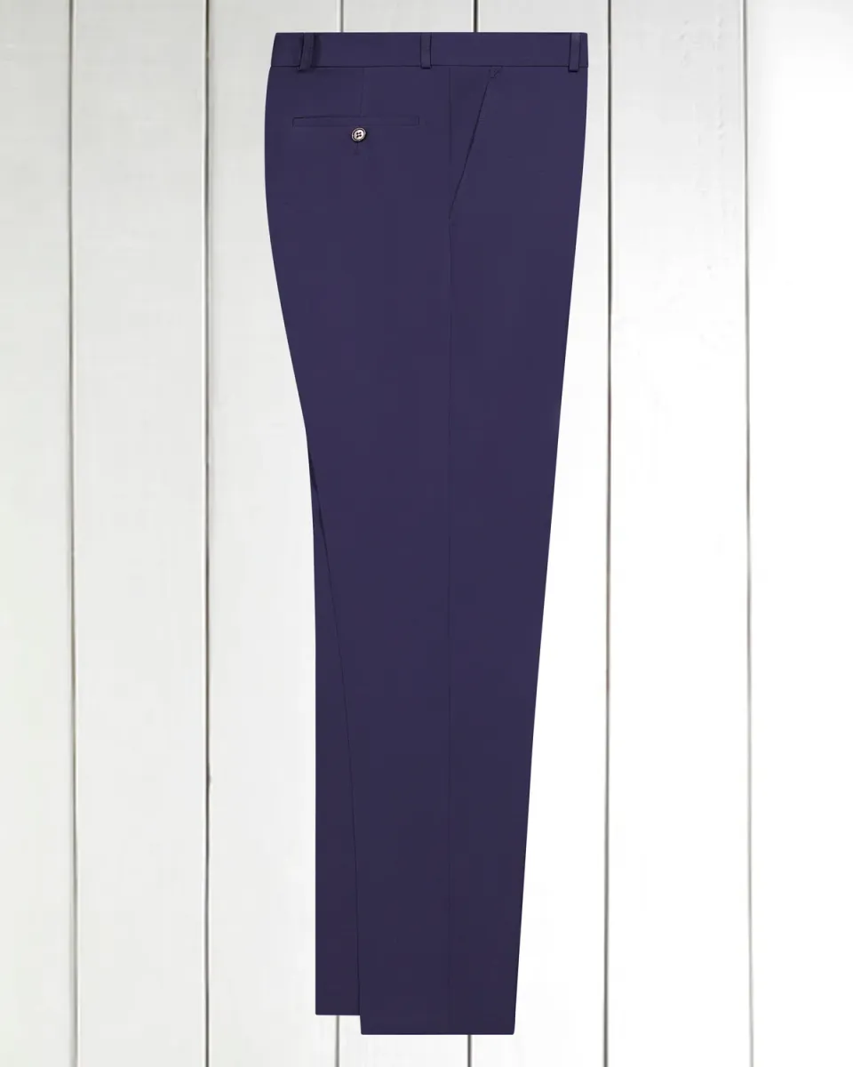 Hollington Siza pantalon ajusté bleu nuit laine