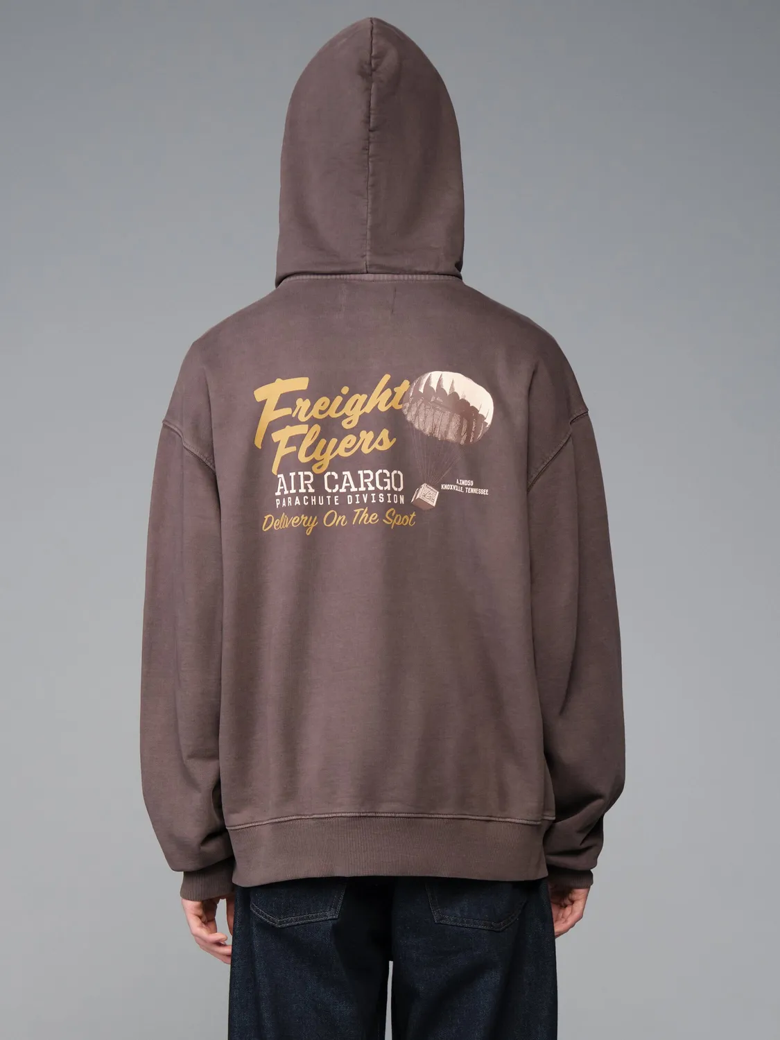 Alpha Industries Essential Hoodie Freight sweat hickory coton