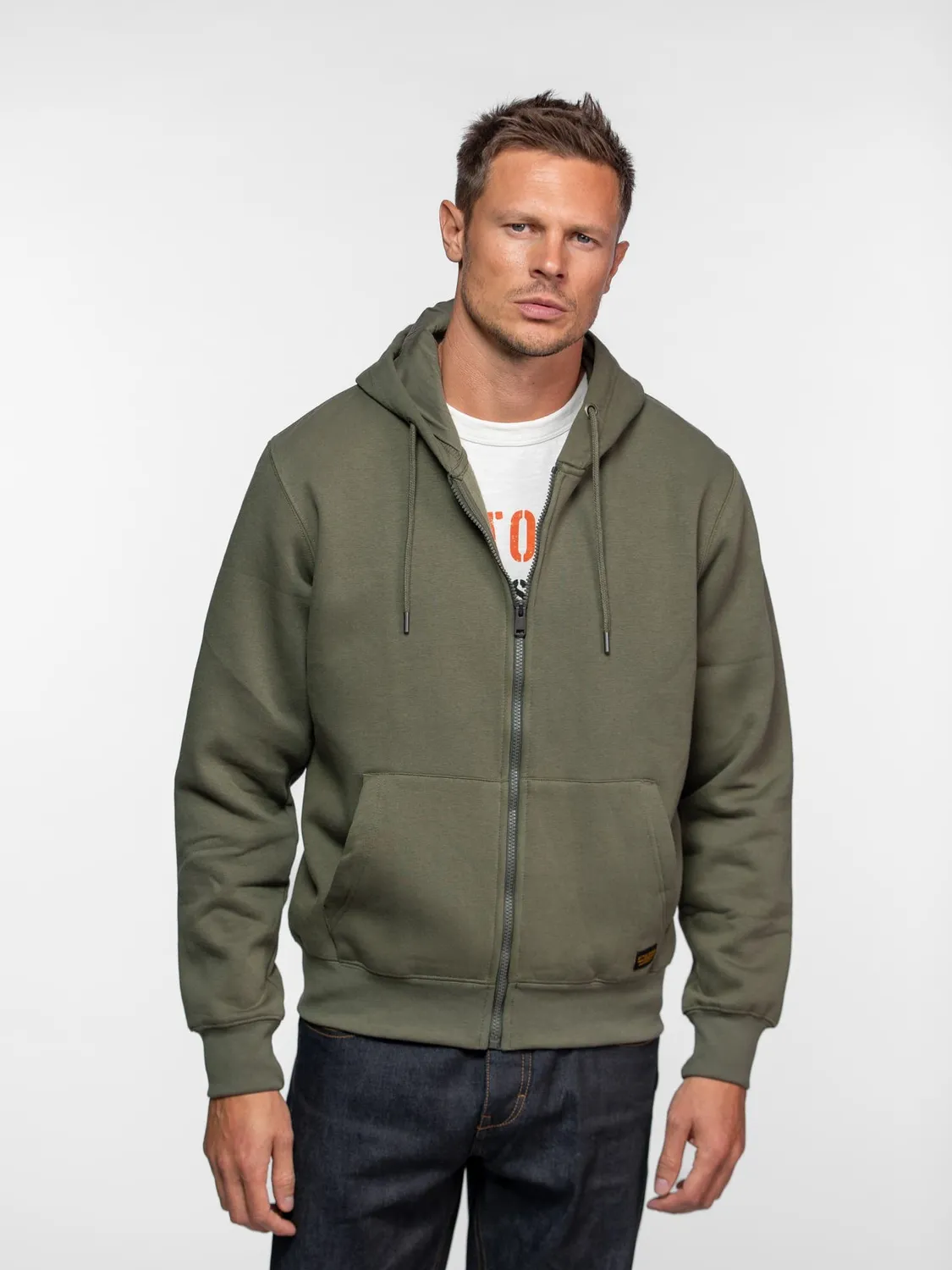 Daytona Linton sweat capuche zippé noir
