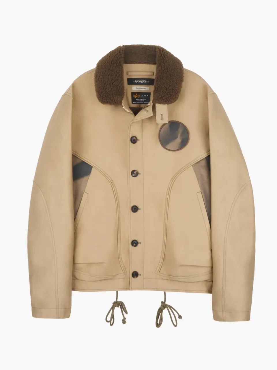 Alpha Industries Jiyong Kim Sun-Bleached Deck veste verte