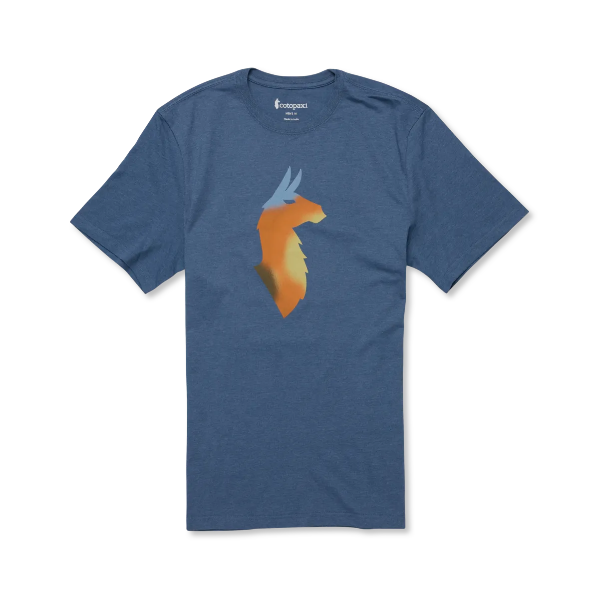 Cotopaxi Bitmap Llama t-shirt homme Deep Sea coton bio