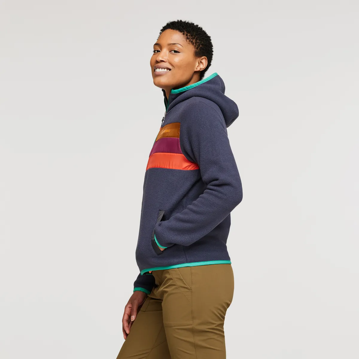 Cotopaxi Teca Fleece Hooded Full-Zip polaire femme Saturn