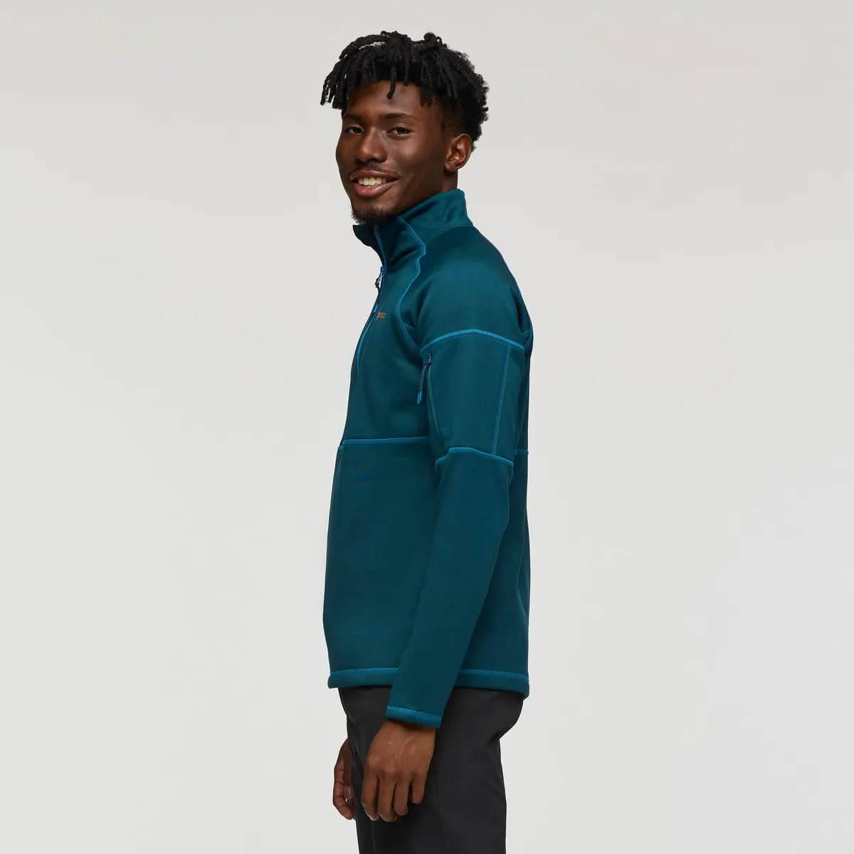Cotopaxi Tempa Fleece pull demi-zip homme Abyss anti-odeur